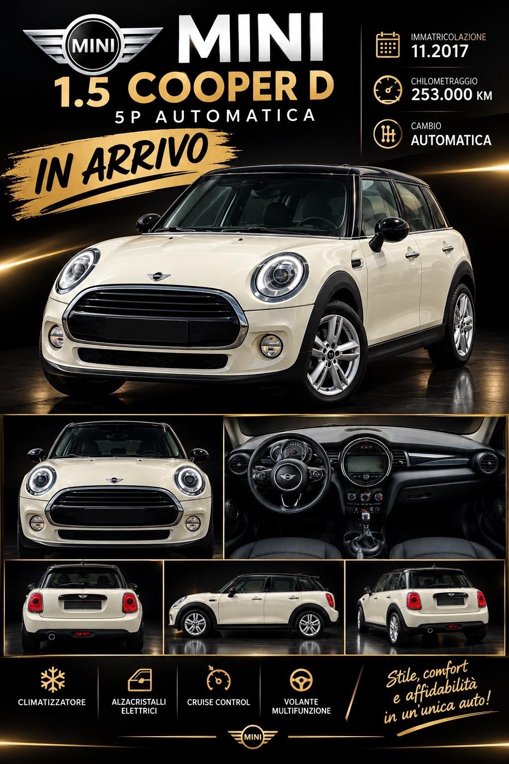 Mini Cooper D 1.5 5p auto