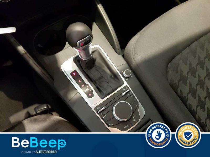 Audi A3 SPORTBACK 1.6 TDI BUSINESS 110CV S-TRONIC E6
