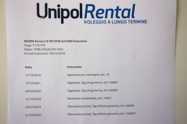 SKODA Karoq 2.0 TDI 150 CV SCR 4x4 DSG Executive