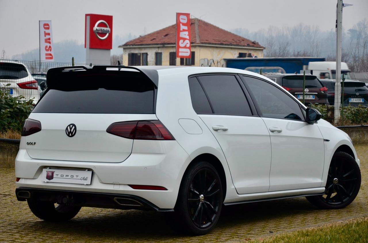 VOLKSWAGEN GOLF 5p TDI R-LINE 115cv DSG, GARANZIA UFF VW, UFF ITALIANA, SERVICE DIMOSTRABILI, EURO 6D, 18", PERMUTE