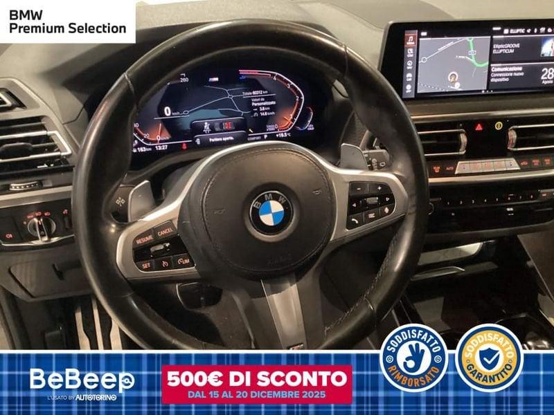 BMW X3 XDRIVE20D MHEV 48V MSPORT AUTO