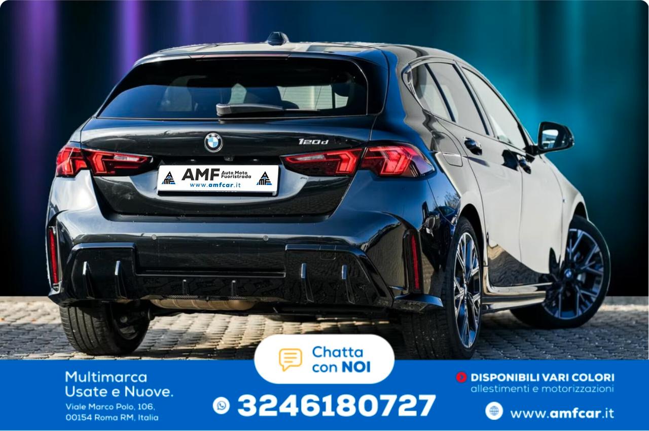 BMW 120d M-Sport cruise control adattivo, tetto panoramico a LED