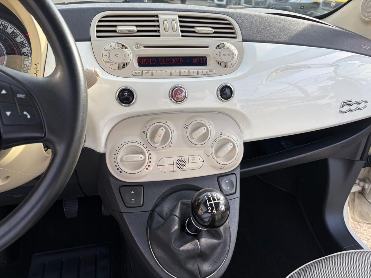 Fiat 500 1.2 Lounge 69 CV ok NEOPATENTATI