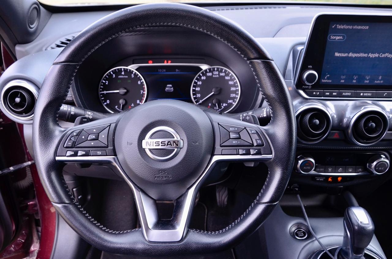 NISSAN JUKE 1.0 DIG-T N-CONNECTA 117cv DCT, UNICOPROPRIETARIO, SERVICE NISSAN, UFF ITALIANA, APPLE ANDROID, RETROCAMERA, PERMUTE