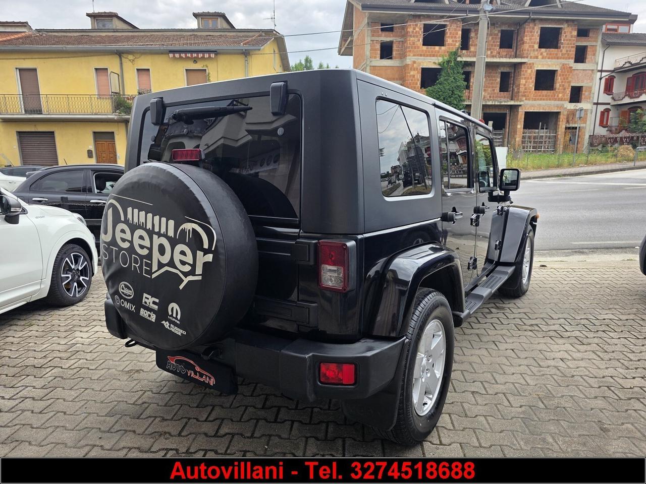 JEEP Wrangler Unlimited 2.8 CRD sahara cv 180