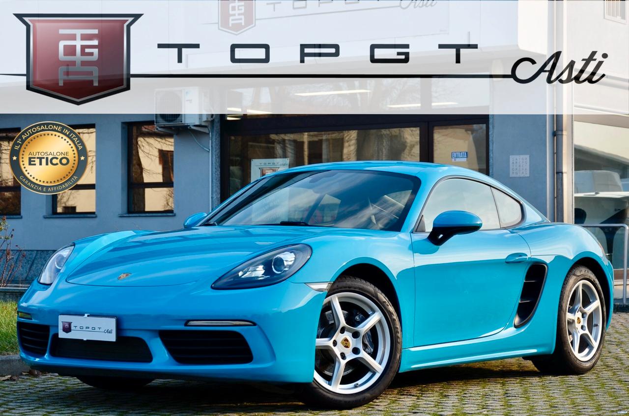 PORSCHE CAYMAN 718 2.0 300cv PDK, UNICOPROPRIETARIO, TUTTI SERVICE PORSCHE, UFF ITALIANA, EURO 6D, PERMUTE