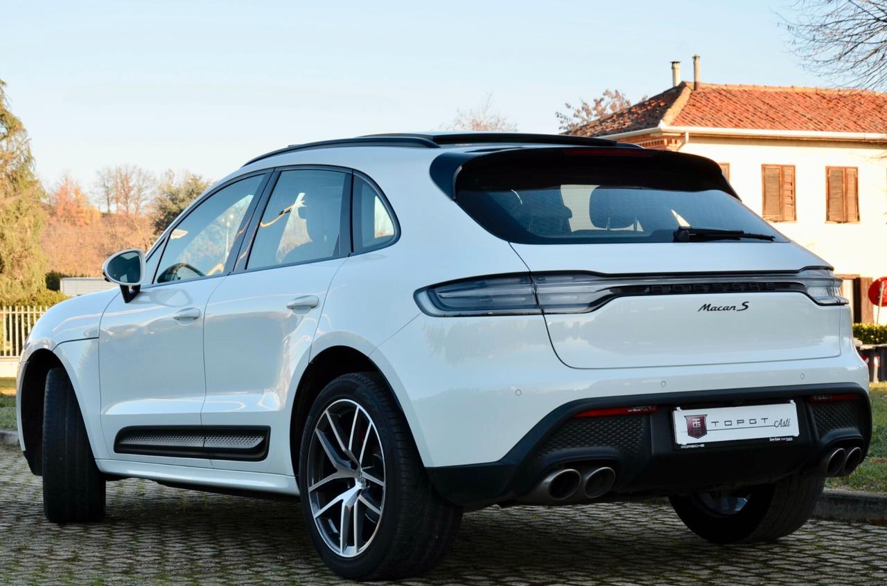 PORSCHE MACAN S 2.9 380cv PDK, UFF ITALIANA, SERVICE PORSCHE, TETTO, MATRIX, SPORT CHRONO PLUS, HI-FI BOSE, SOSPENSIONI ADATTIVE, RETROCAMERA 360°, PERMUTE