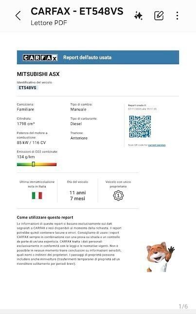 Mitsubishi ASX 1.8 DI-D 116 CV 2WD Invite