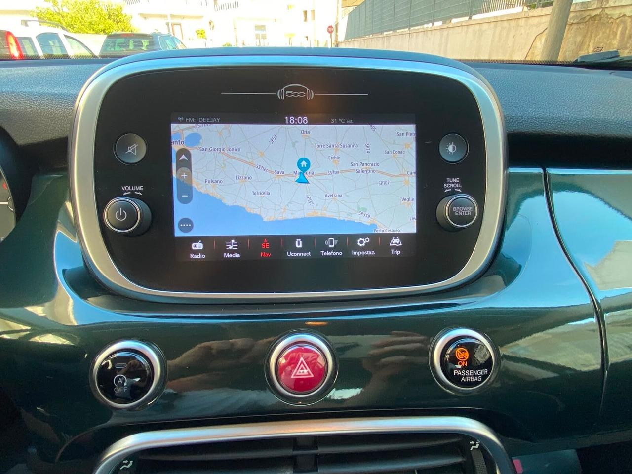 FIAT 500X CROSS 1.3Mjt 95CV Led Navy CAM 2019