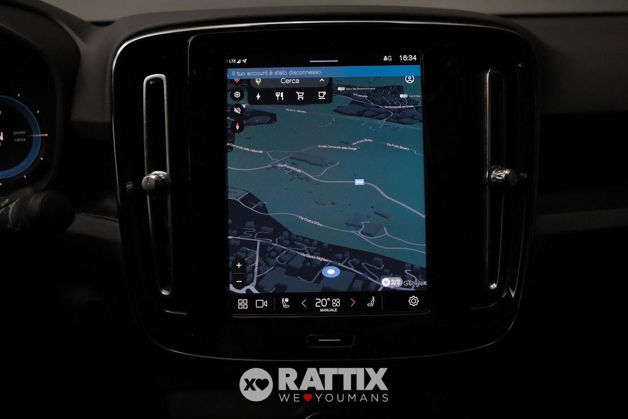 Volvo C40 motore elettrico Twin Motor Ultimate AWD + tetto panoramico