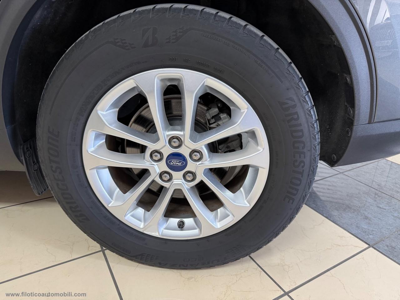 FORD Kuga 1.5 EcoBlue 120 CV aut.2WD Titanium KM CERTIFICATI 38.209 - PARCHEGGIO AUTO FULL