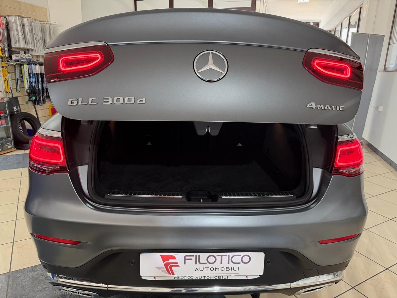 MERCEDES-BENZ GLC 300 d 4Matic Coupé Premium Plus TETTO APRIBILE- GANCIO TRAINO - LUCI AMBIENT