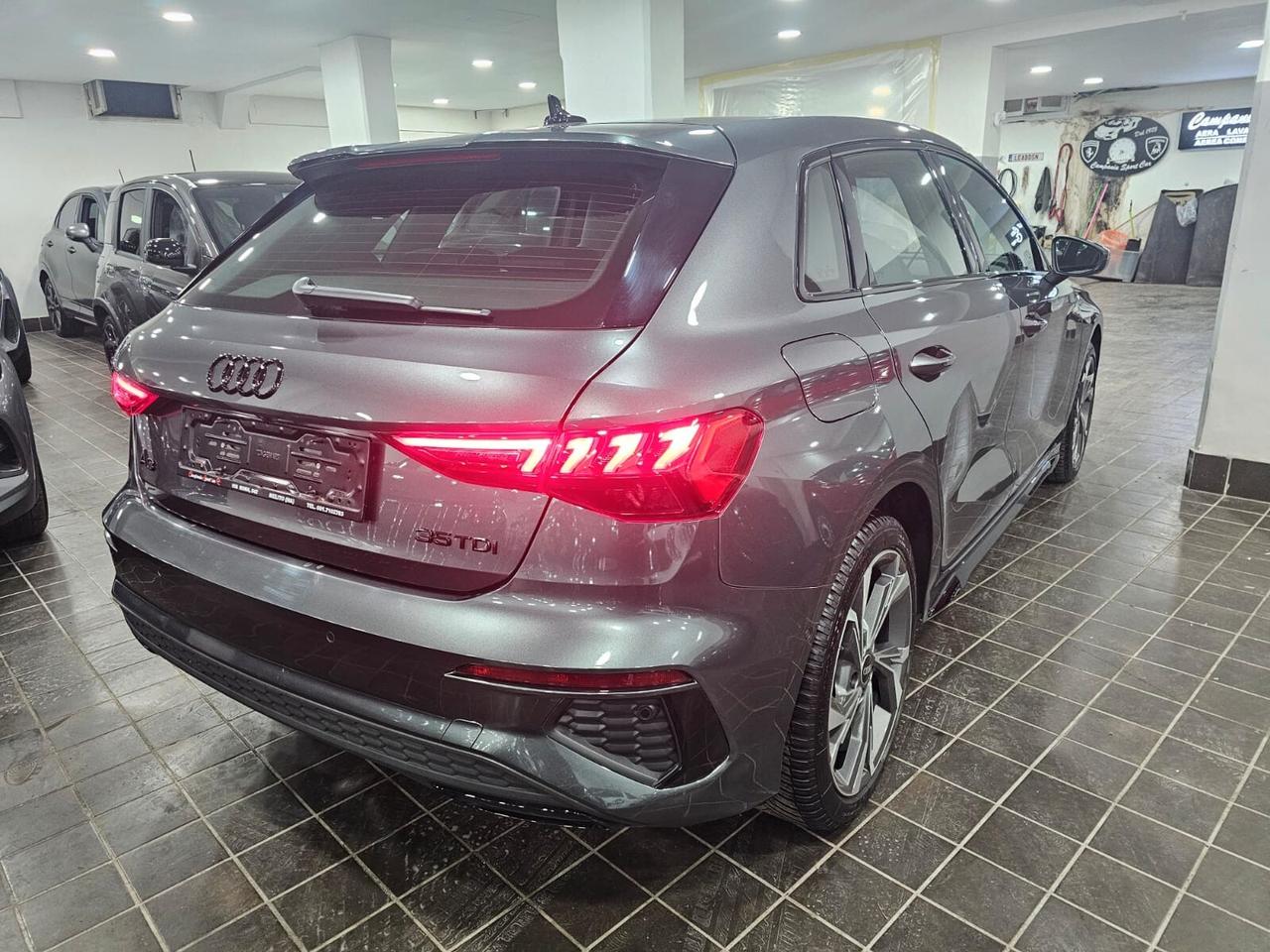 NUOVA AUDI A3 SPORTBACK S-LINE 35 TDI 150CV S-TRONIC IDENTITY BLACK