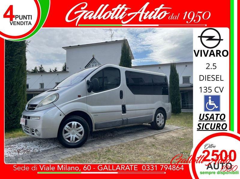 Opel Vivaro 2.5 dti 135cv 8posti - PEDANA DISABILI