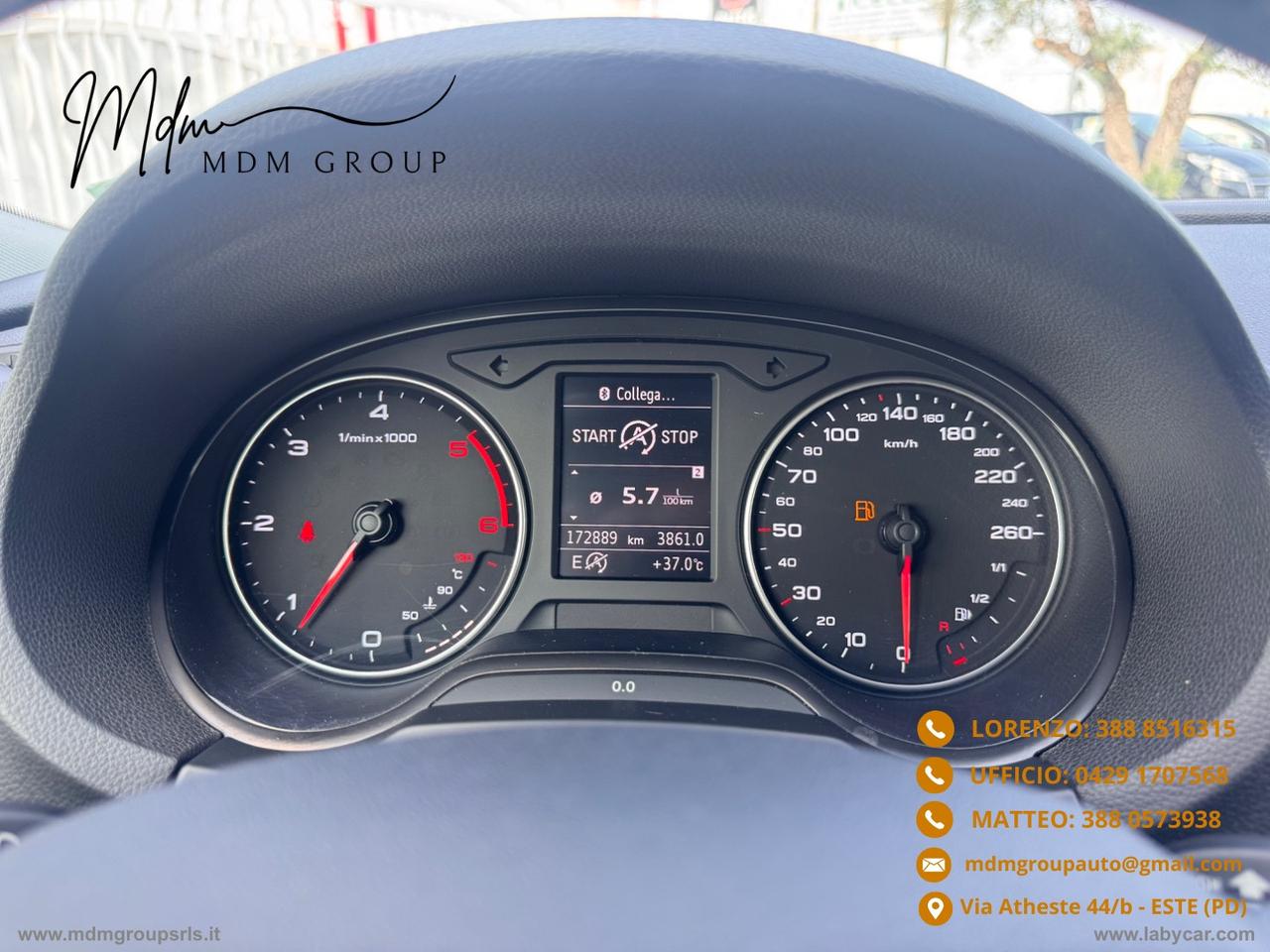 AUDI A3 SPB 1.6 TDI clean diesel Attraction OK NEOPATENTATI