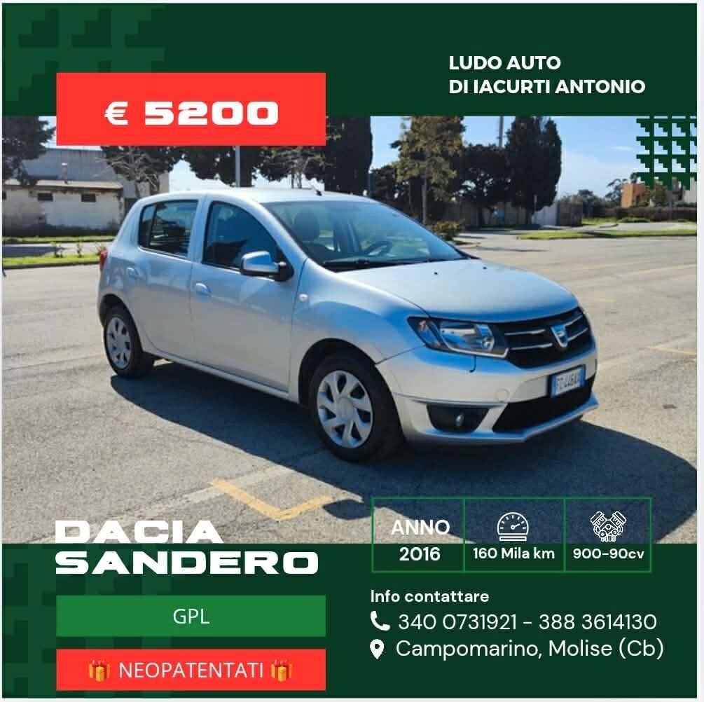 Dacia Sandero 0.9 TCe 12V T-GPL 90CV Start&Stop SS Ambiance Family