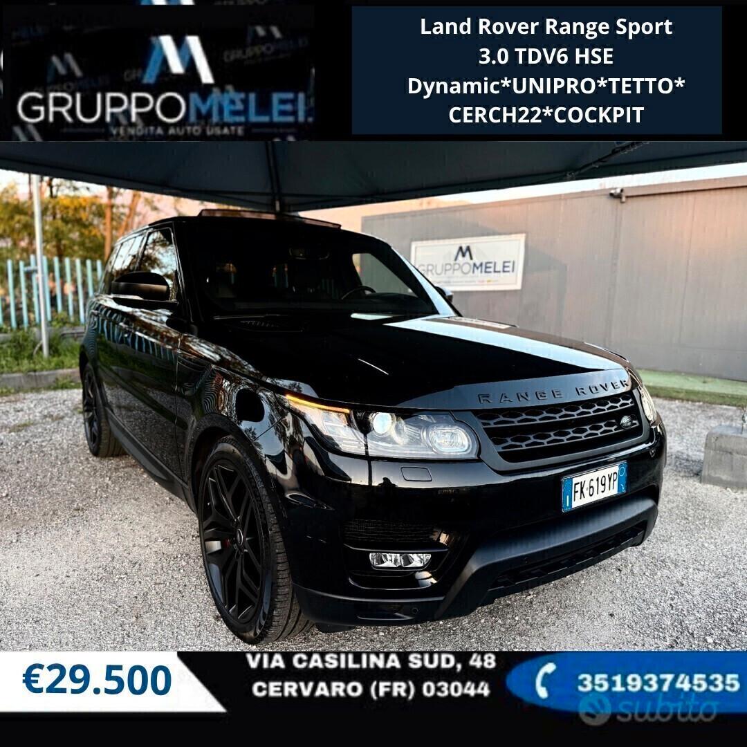 Land Rover Range Sport 3.0 TDV6 HSE Dynamic*TETTO*CERCH22*COCKPIT
