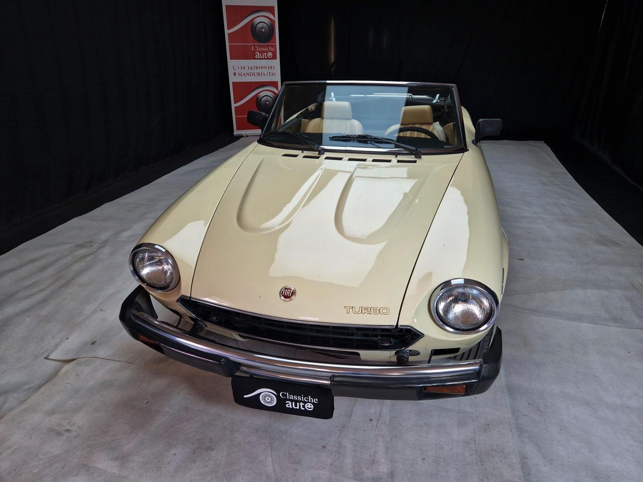 Fiat 124 Spider Turbo 2.0 cc certif. ASI CRS