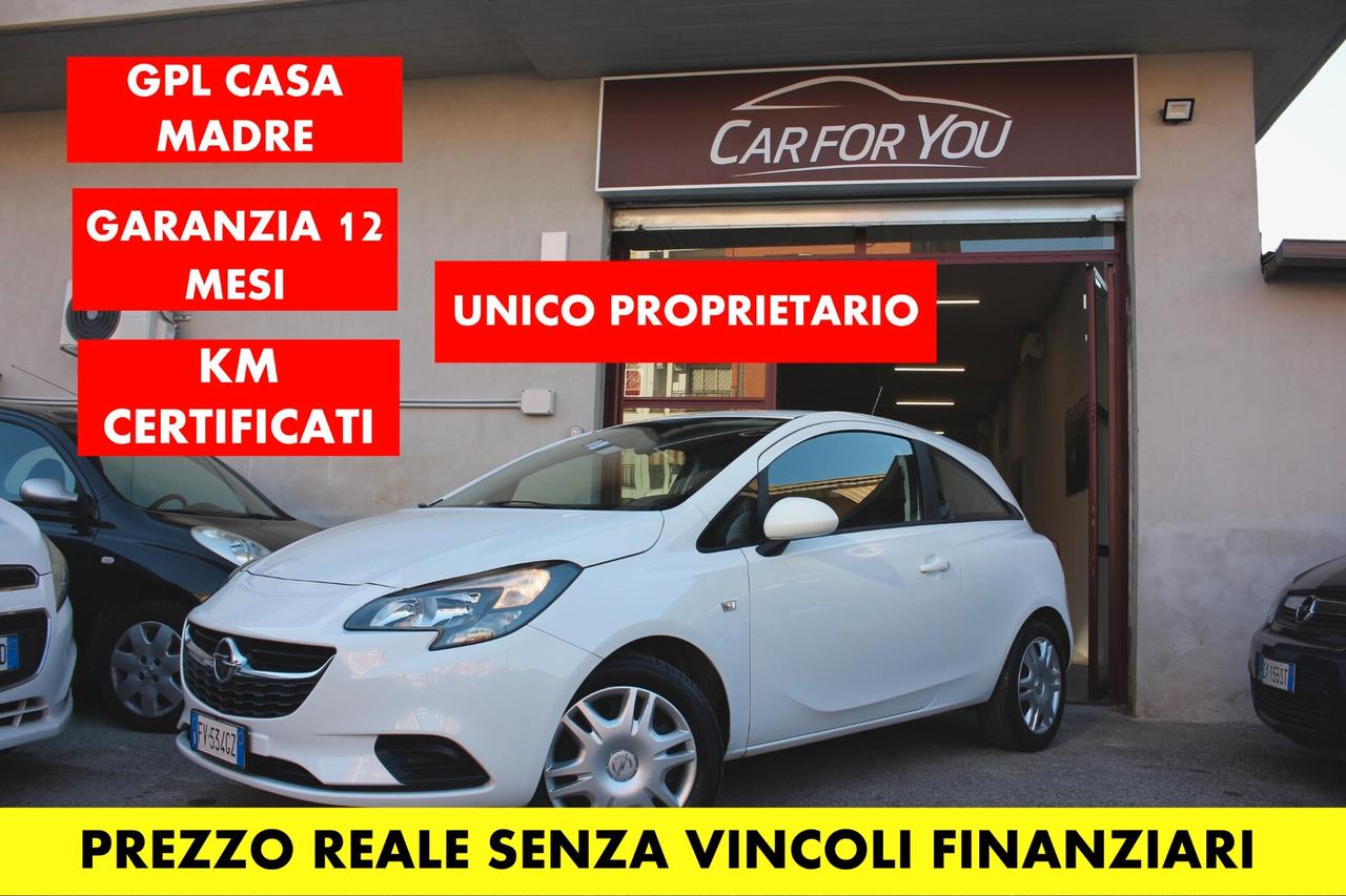 Opel Corsa *PREZZO REALE* 1.4 90cv GPL CASA MADRE UNIPRO NEOPATENTATI OK GARANZIA 12 MESI