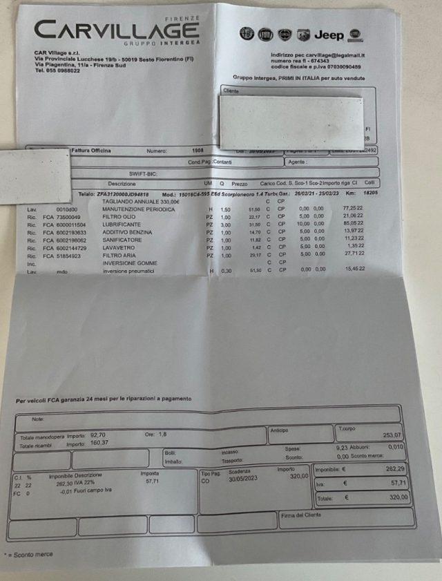 ABARTH 595 1.4 Turbo 165CV Scorpioneoro IN ARRIVO