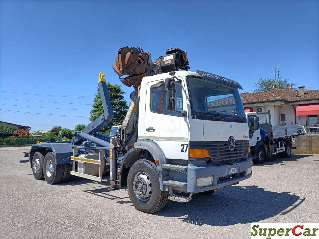 MERCEDES-BENZ ATEGO 1828 gancio scarrabile, gru e polipo