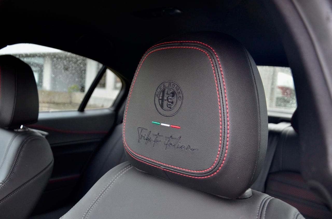 ALFA ROMEO GIULIA 2.2 T TRIBUTO ITALIANO Q4 210cv AUTO, GARANZIA UFF 7/28, SOSPENSIONI, HARMAN & KARDON, MULTIBEAM, PELLE, 19", PERMUTE