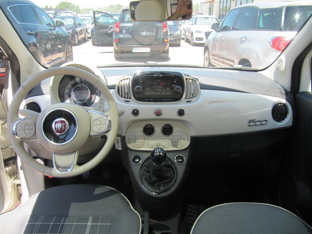 Fiat 500 1.2 Lounge - BENZINA + TETTO PANORAMICO