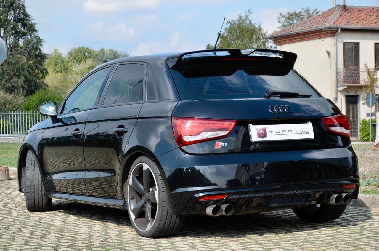 AUDI S1 SPORTBACK 2.0 TFSI QUATTRO 231cv, SERVICE AUDI, EURO 6B, SEDILI GUSCIO, RAGAZZON OMOLOGATO, SPOILER, APPLE CAR PLAY, PERMUTE