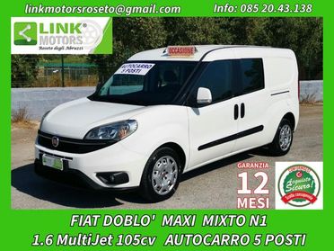FIAT Doblo MAXI Combi PL N1 1.6 MJT 105CV Lounge - SORTIMO