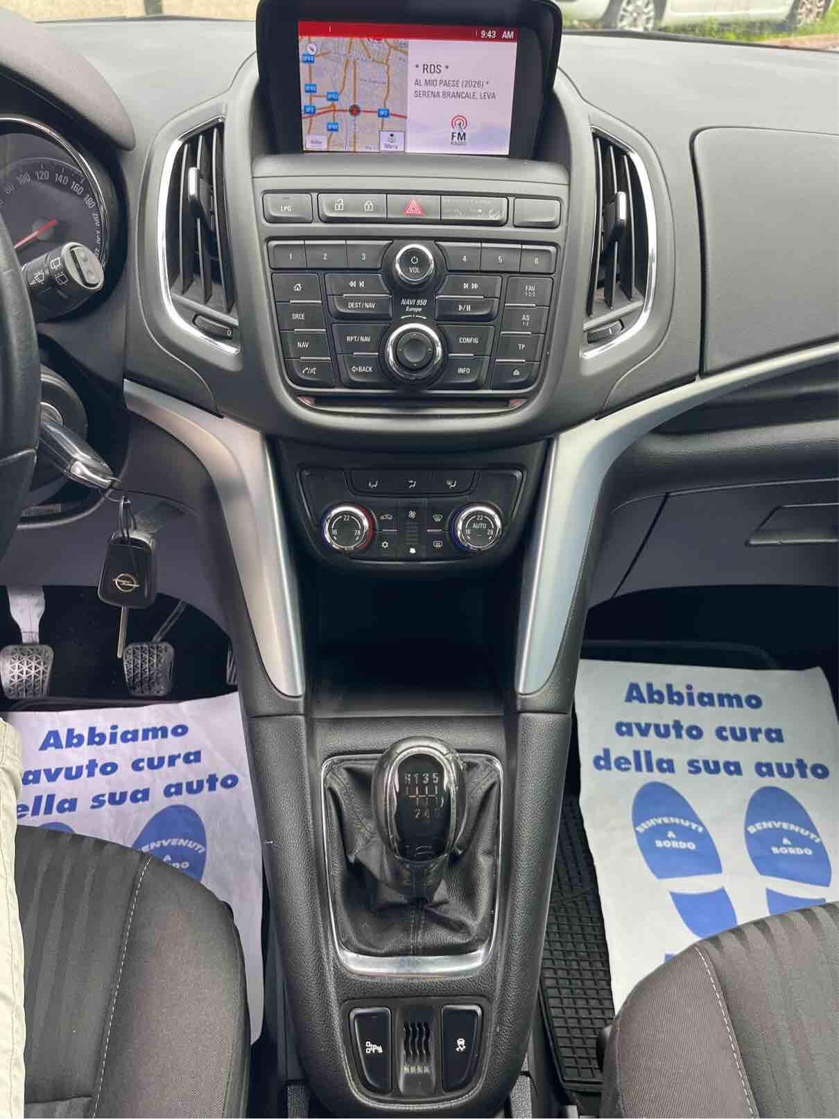 OPEL ZAFIRA TOURER - GPL - 7 POSTI - COSMO