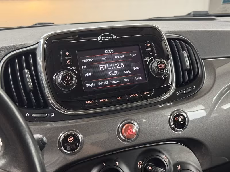 FIAT 500 1.2 Lounge 69cv TETTO APRIBILE NAVI SENSORI