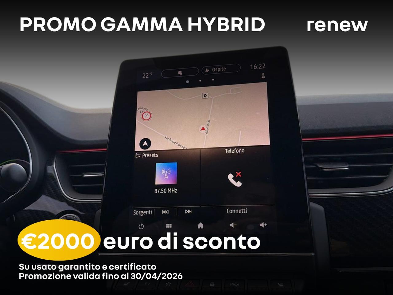 Renault Arkana 1.6 e-tech full hybrid r.s. line 145cv