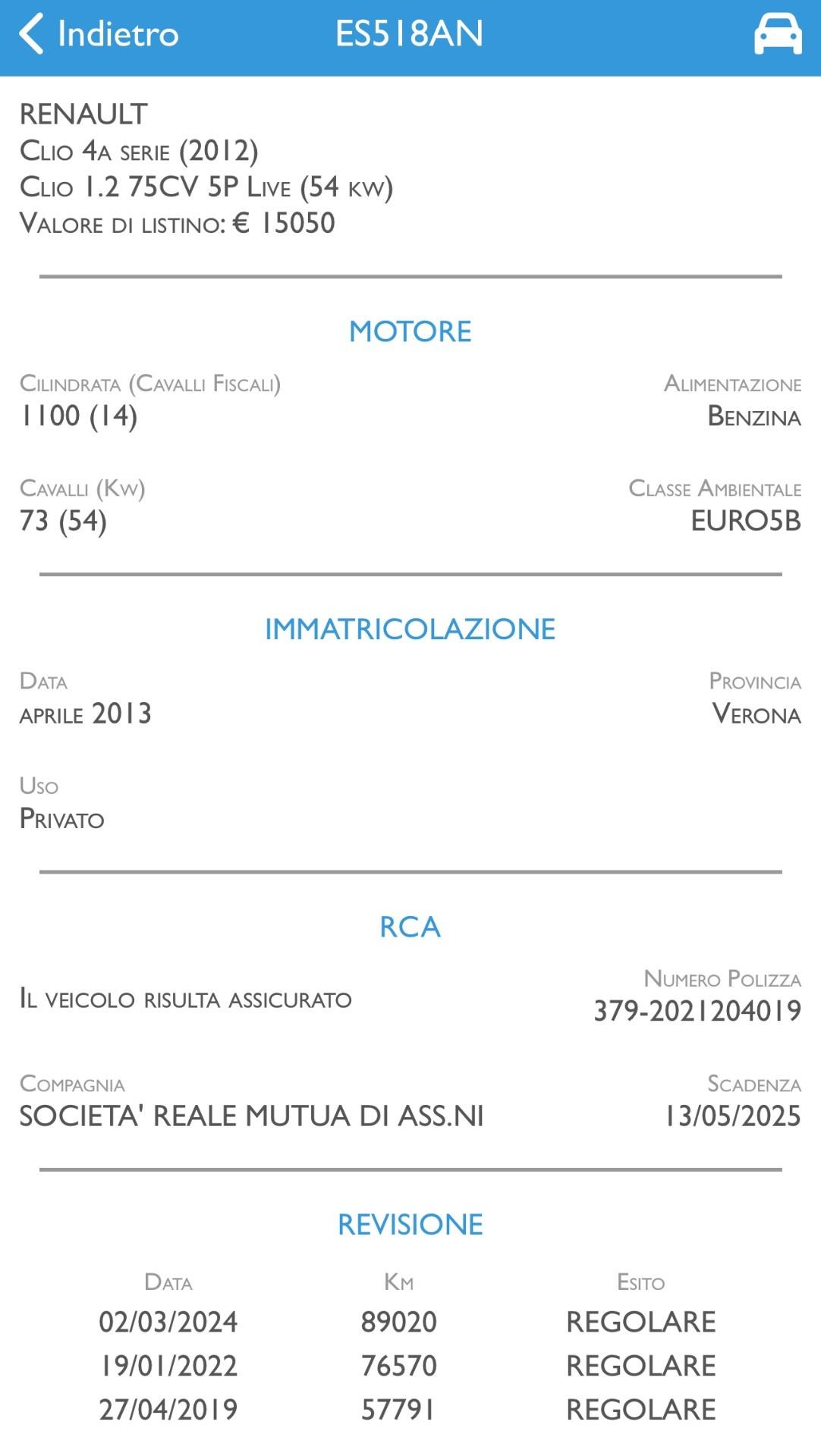 Renault Clio 1.2 75CV 5 porte Wave