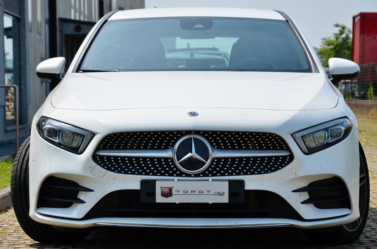 MERCEDES-BENZ A 180d PREMIUM AMG 116cv AUTO, UFF ITALIANA, EURO 6D, RETROCAMERA, FARI LED, PERMUTE