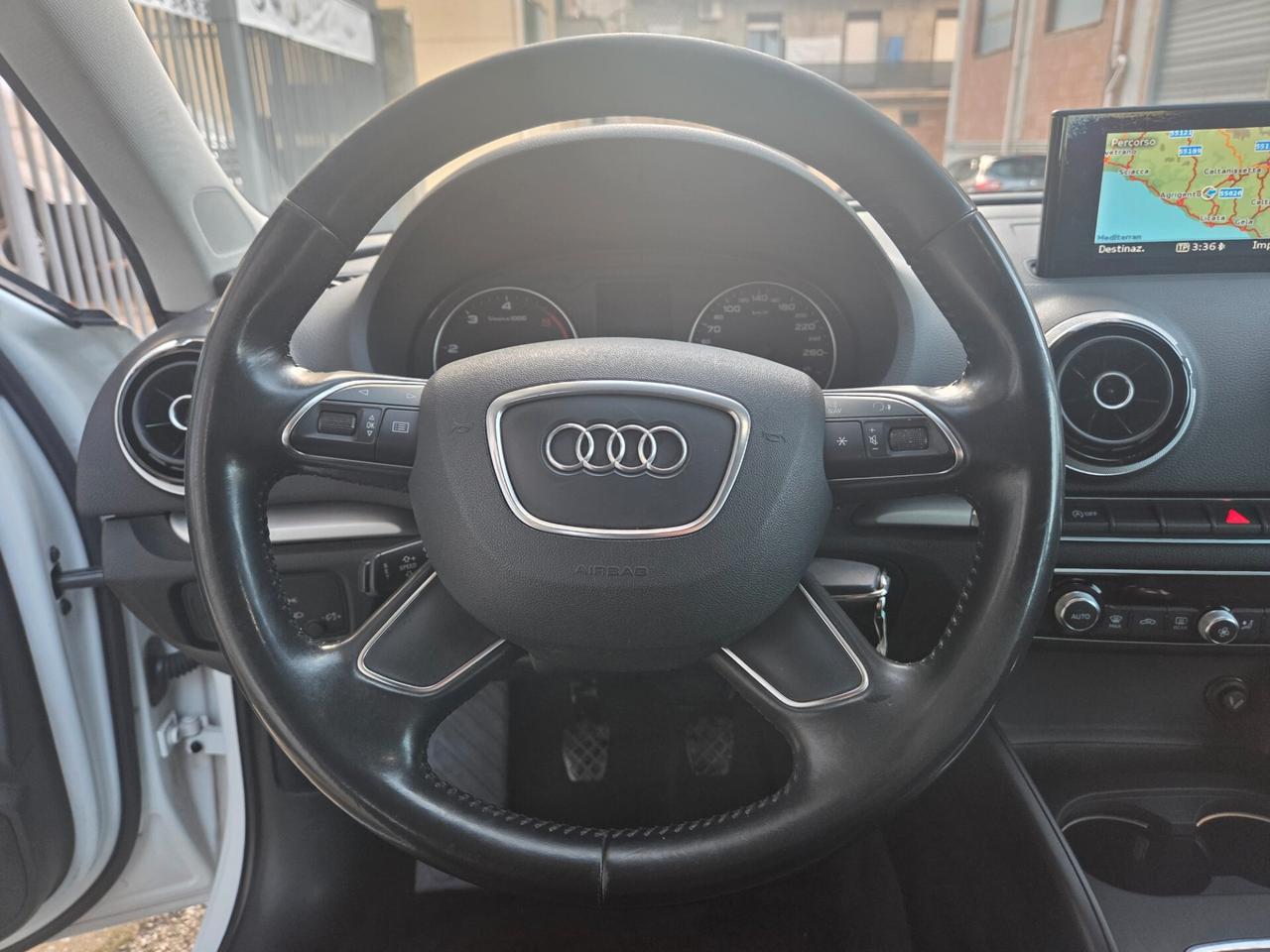AUDI A3 ANNO 2016 1.6 TDI 110 CV EURO6 LED NAVIG KMCERT