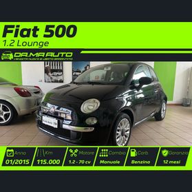 Fiat 500 1.2 Lounge 2015