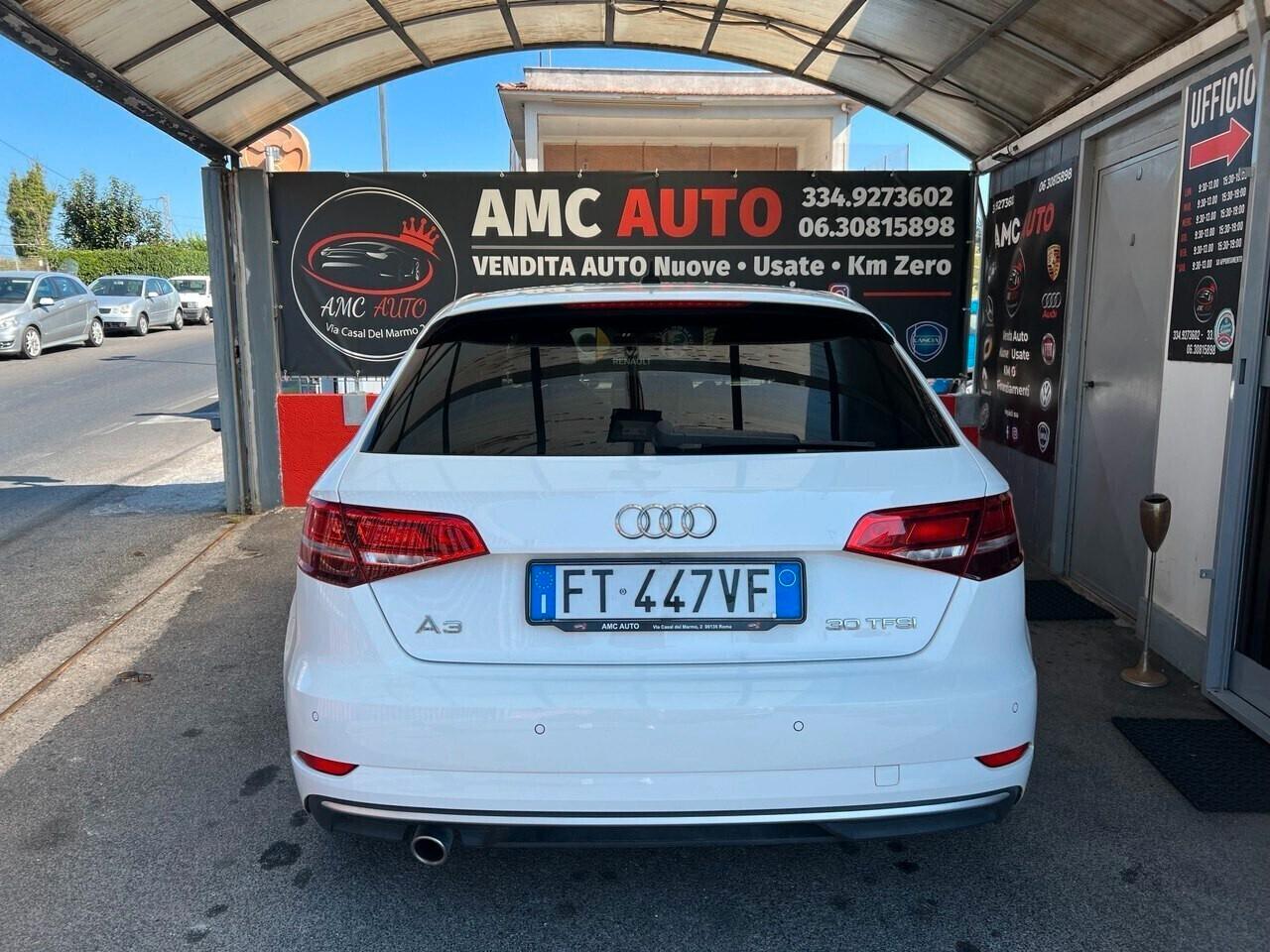 Audi A3 SPB 30 TFSI S tronic S LINE - FINANZIAMENTI - PERMUTE