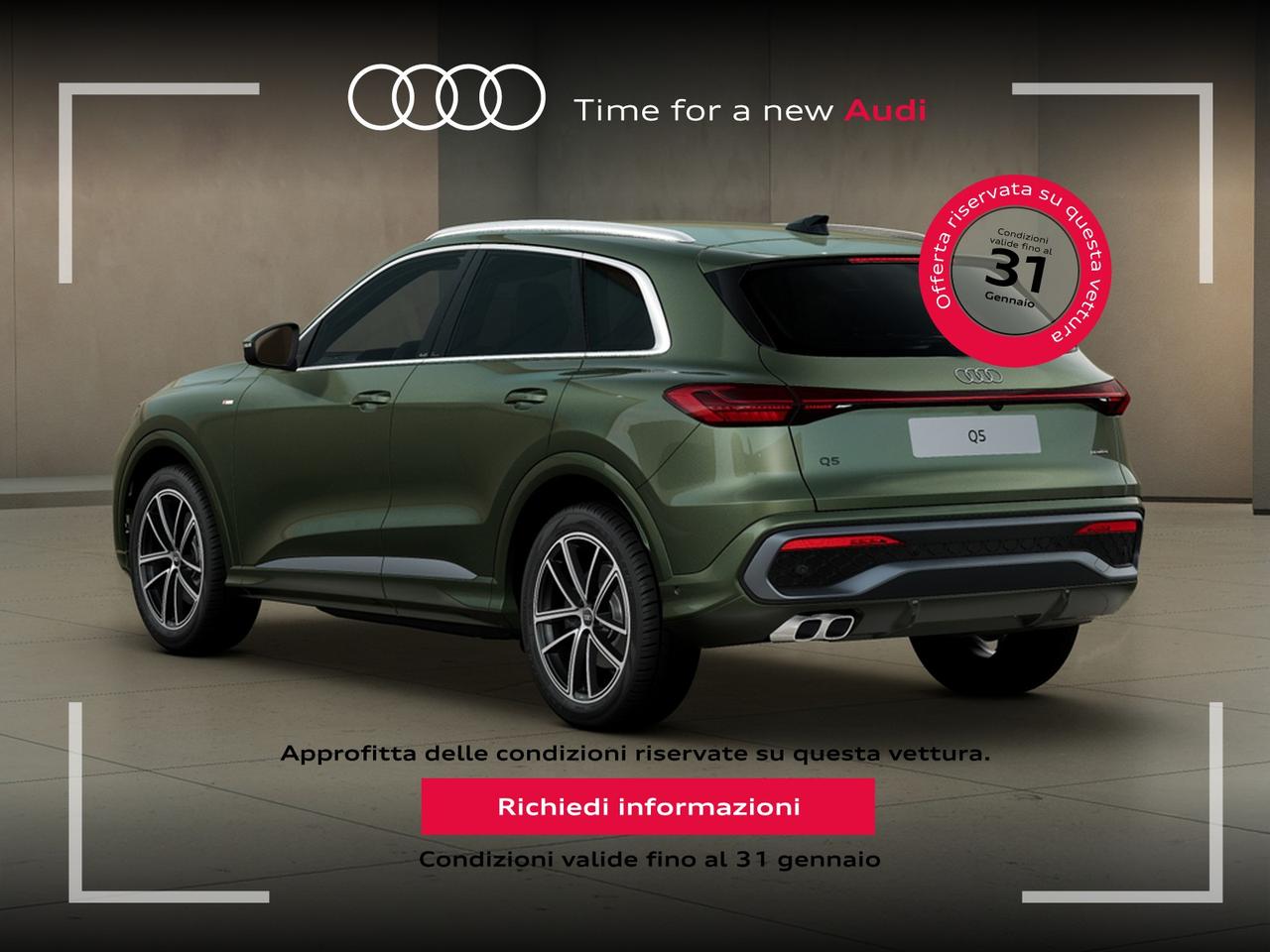 Audi Q5 2.0 tdi mhev+ s line edition quattro 204cv s-tronic