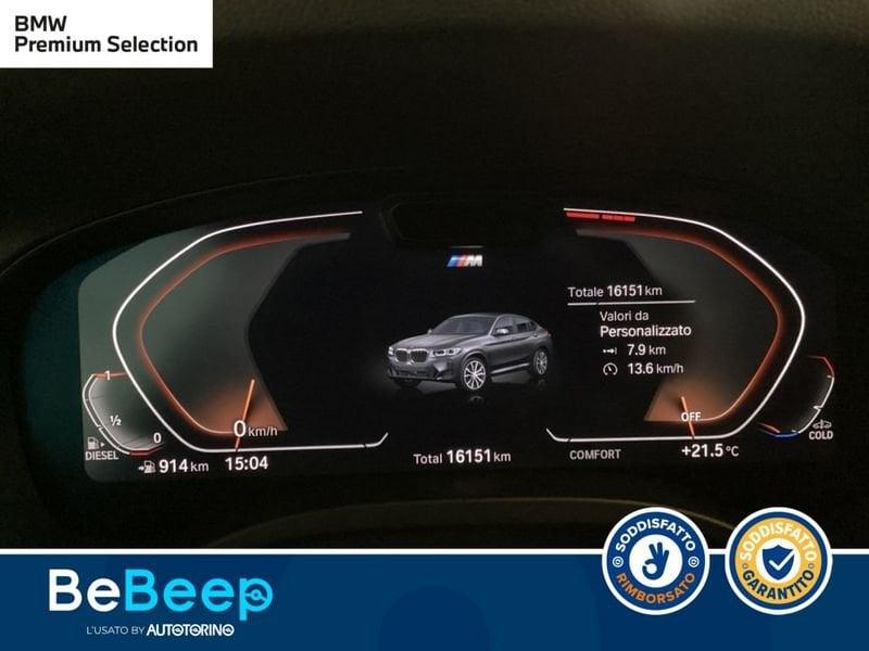 BMW X4 XDRIVE20D MHEV 48V MSPORT AUTO