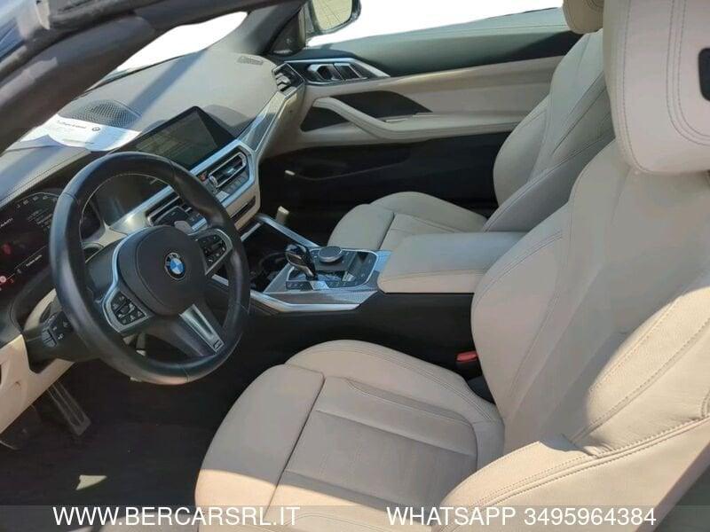 BMW Serie 4 Cabrio M440i 48V xDrive Cabrio*HARMAN KARDON*PROIETTORI LASER*HEAD UP DISPLAY*