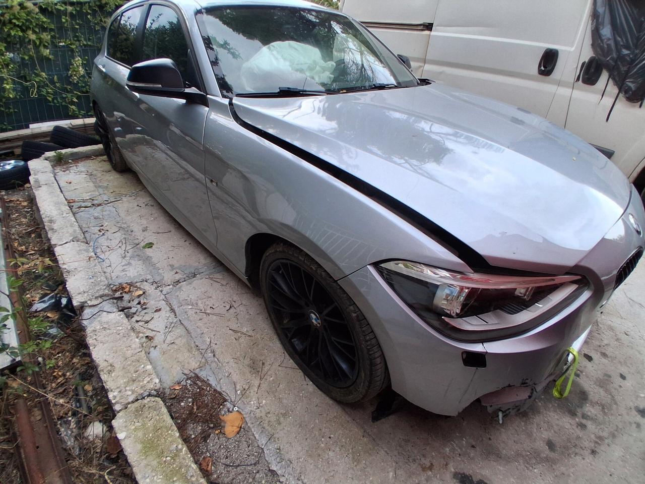 Bmw 118 118d pacchetto m incidentata
