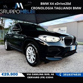 BMW X4 xDrive20d CRONOLOGIA TAGLIANDI BMW