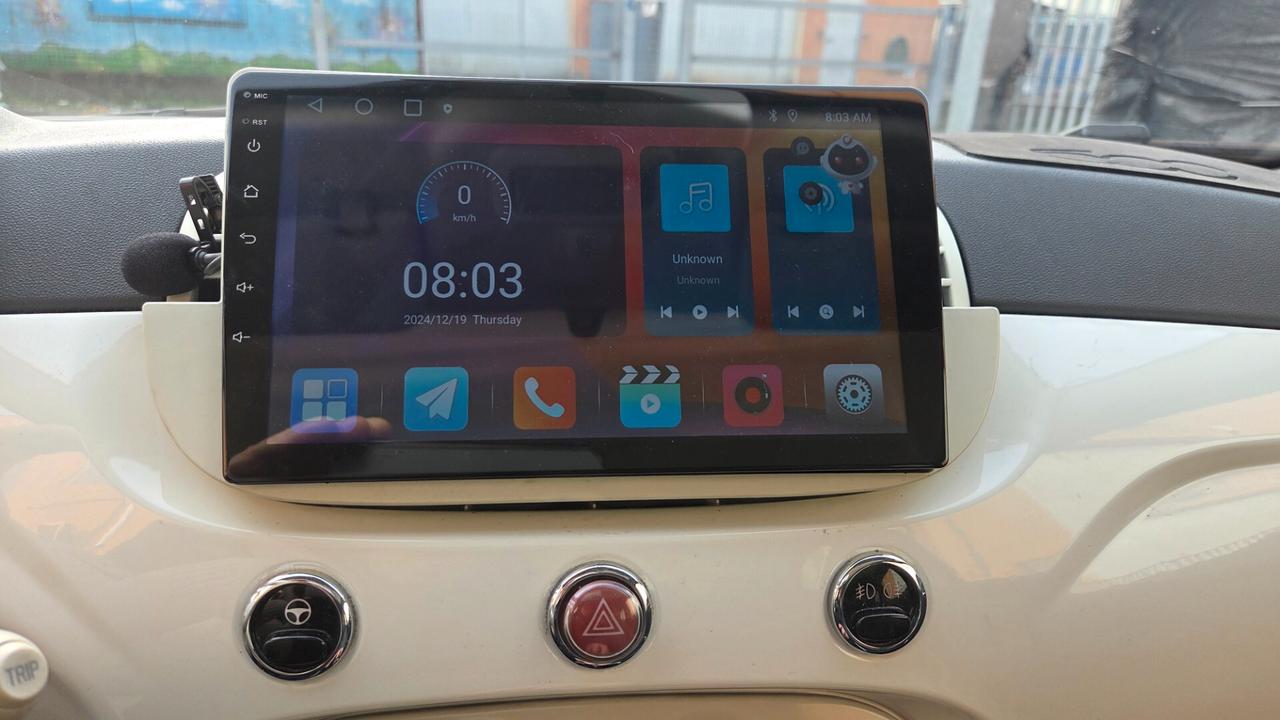 Fiat 500 1.2 GQ interni pelle