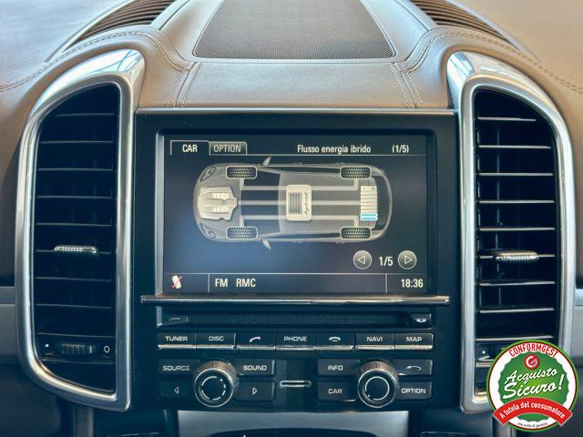 PORSCHE Cayenne 3.0 S Hybrid *TETTO*BOSE*ACC*SERVICE*PELLE COCOA*