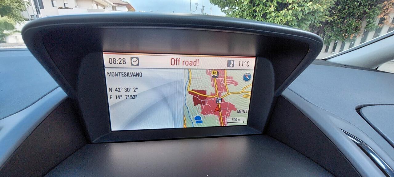 ZAFIRA 7 POSTI 1,6 METANO DI SERIE 150 CV COSMO NAVIGATORE SENSORI TELEFONO CRUISE CONTROL