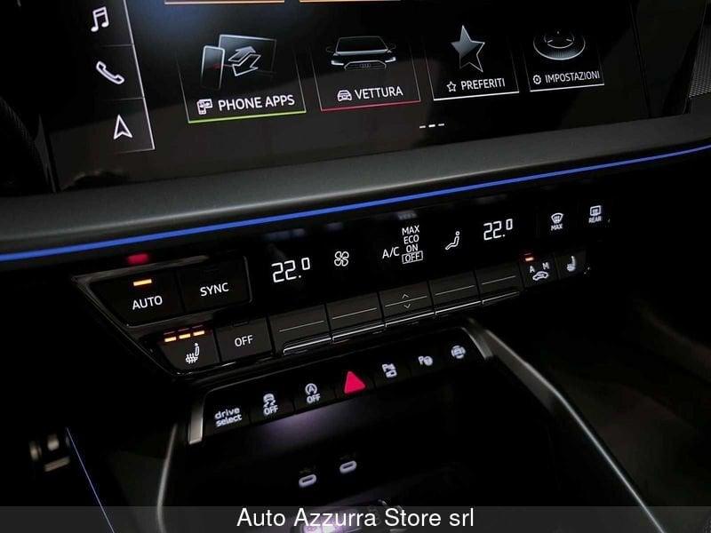 Audi A3 A3 SPB TFSI 110 kW S tronic S line edition *VARI COLORI, PROMO AZZURRA*