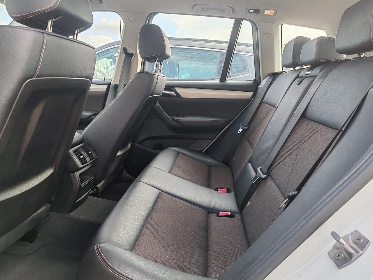 BMW X3 XDRIVE 20d XLINE BIANCO PERLA METALIZZATO