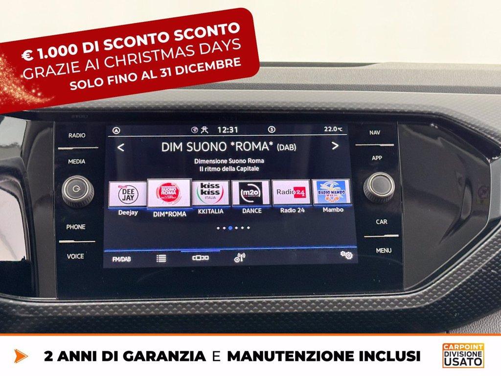 VOLKSWAGEN T-cross 1.0 tsi style 110cv del 2022