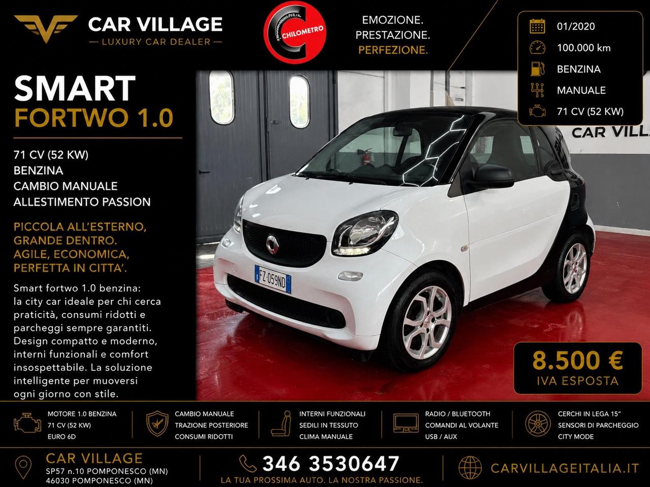 Smart ForTwo 60 1.0 Sport edition 1