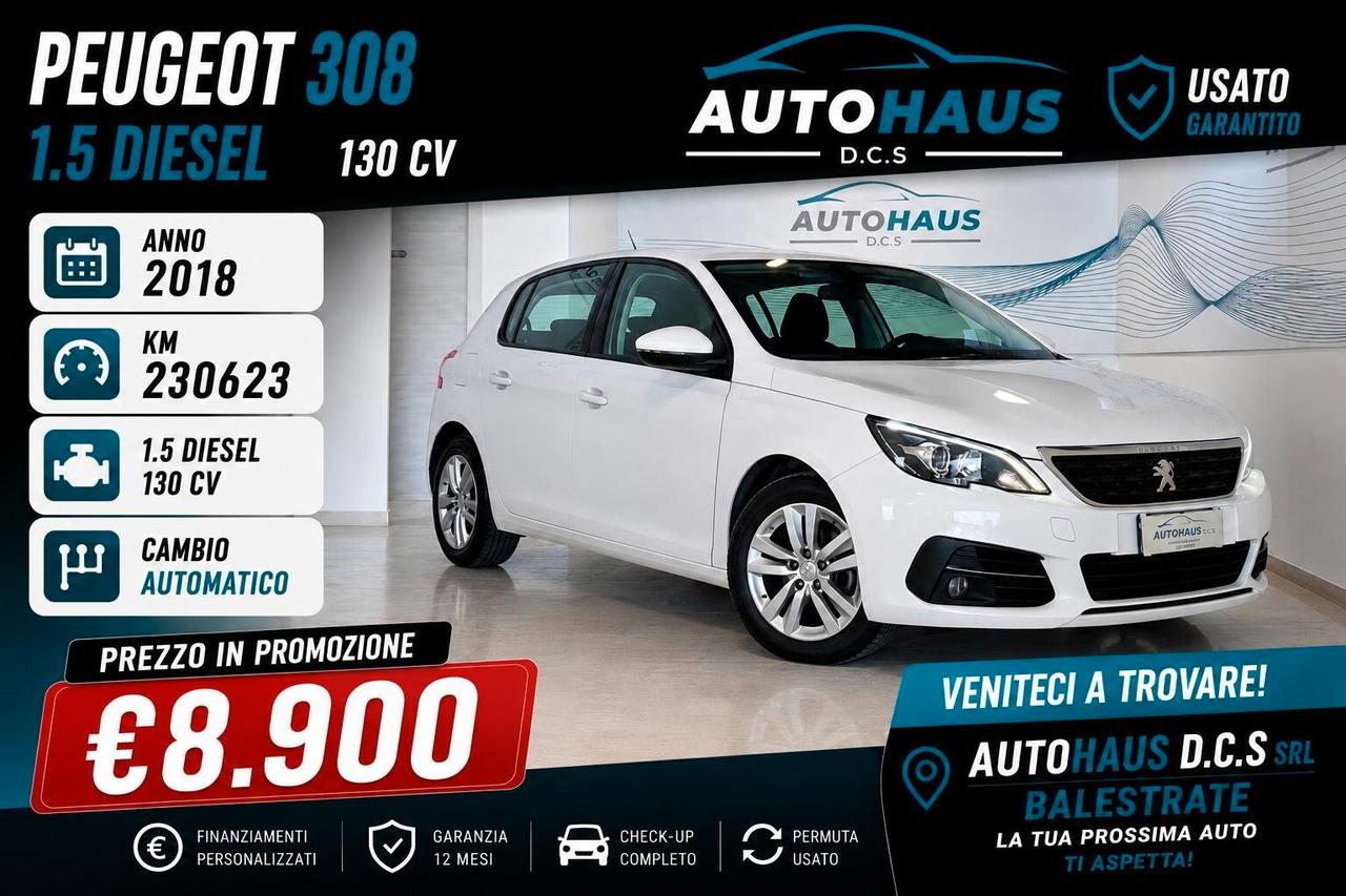 Peugeot 308 BlueHDi 1.5 DIESEL 130 CV SW